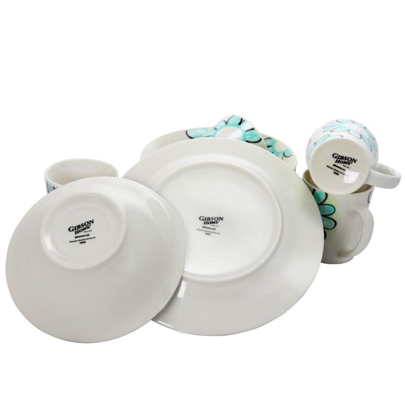 Gibson Home Lush Blossom 12pc Dinnerware Set - Image 3