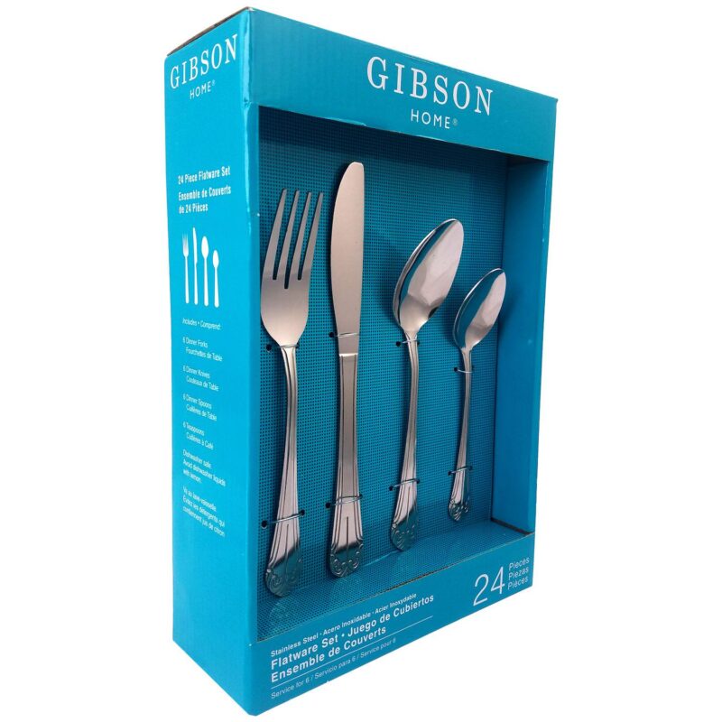 Gibson Home Mariano 24 Piece Flatware Set - Image 4