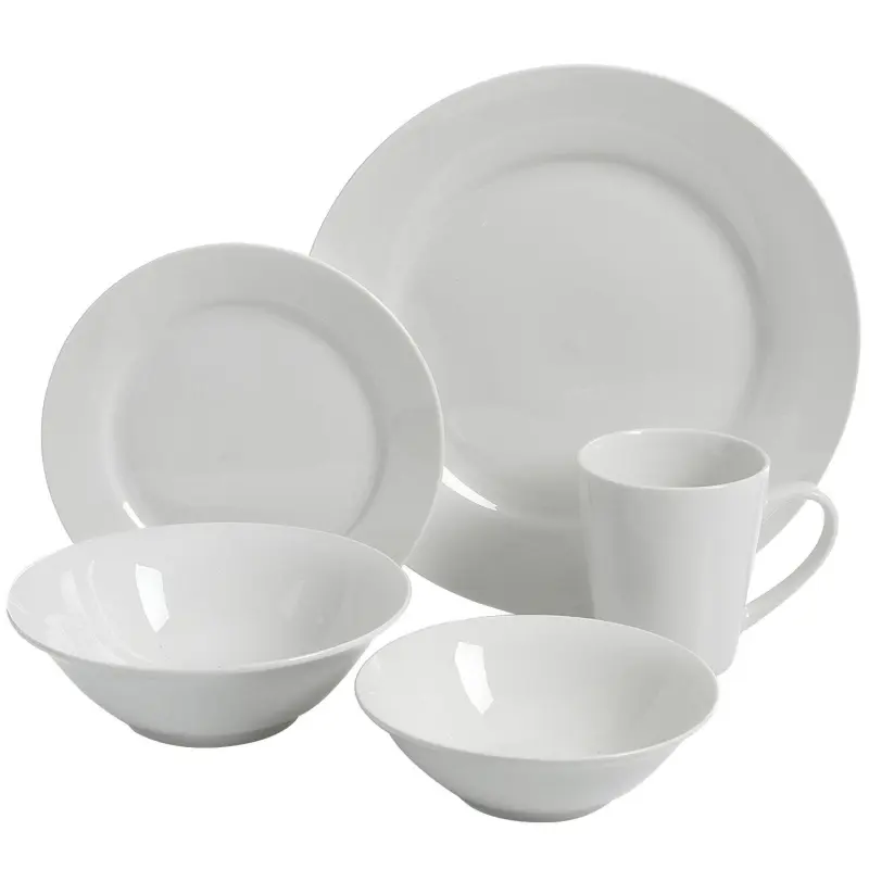 Gibson Home Noble Court 30 Piece Ceramic Dinnerware Set - Image 5