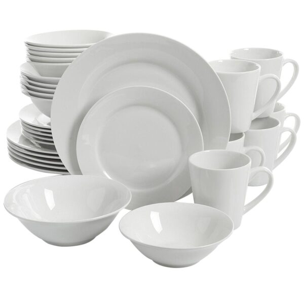 Gibson Home Noble Court 30 Piece Ceramic Dinnerware Set