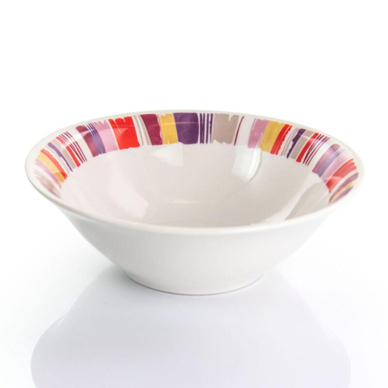 Gibson Home Orleans 12 Piece Ceramic Dinnerware Set - Image 4