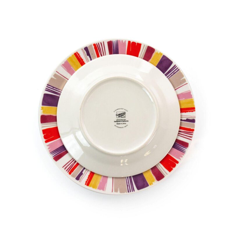 Gibson Home Orleans 12 Piece Ceramic Dinnerware Set - Image 3