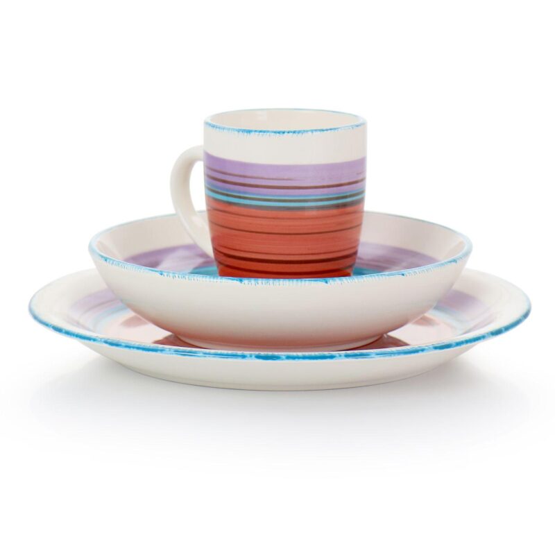 Gibson Home Richvale 12 Piece Round Durastone Dinnerware Set - Image 2