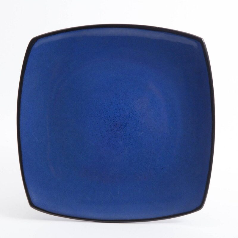 Gibson Home Soho Lounge Square Stoneware 16 Piece Dinnerware Set, Blue - Image 4