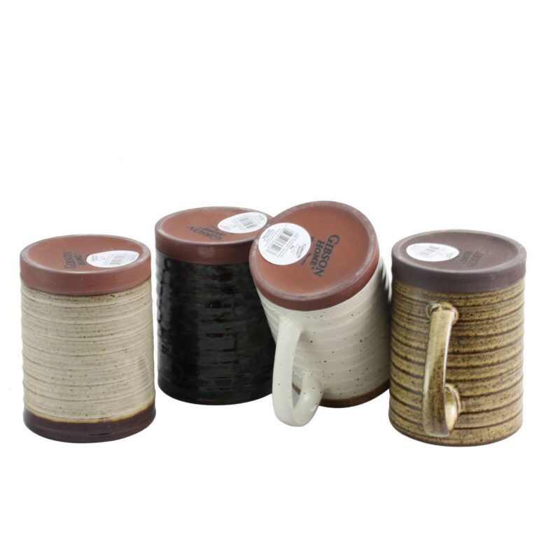 Gibson Home Terra Bella 4 Piece 18.5 Oz Mug Set - Image 2