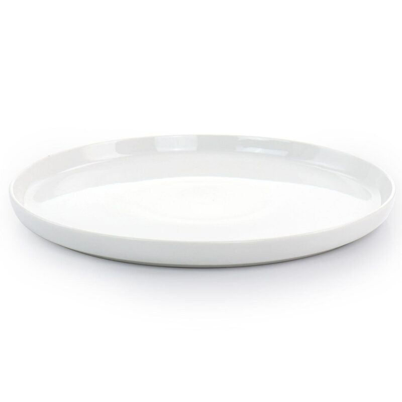 Gibson Home White Deco 16 Piece Fine Ceramic Dinnerware Set - Image 3