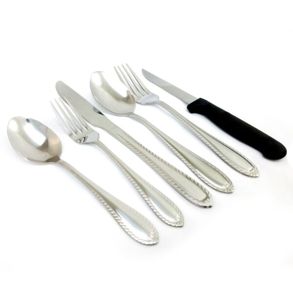 Gibson Home Wilmington Plus 55-Piece Flatware Set