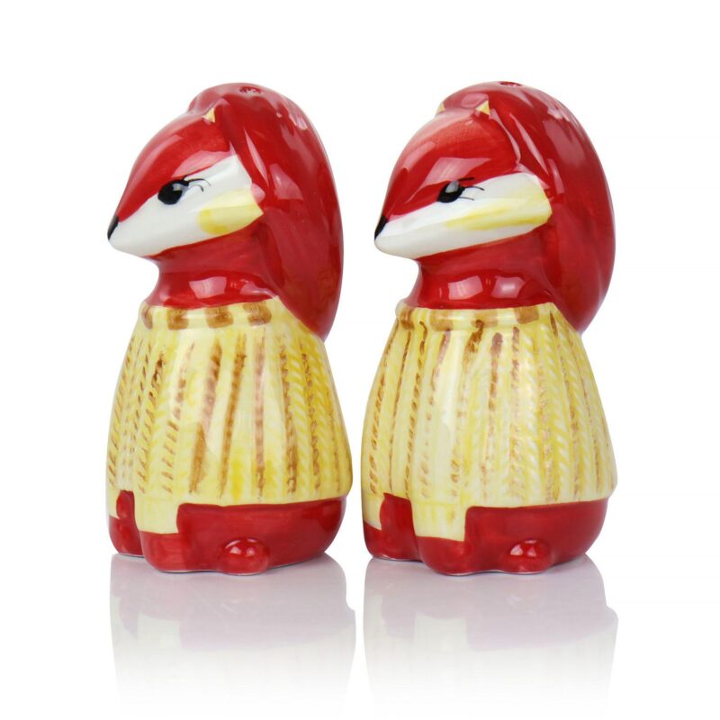 Gibson Home Woodland Fox Salt and Pepper Set - Image 2