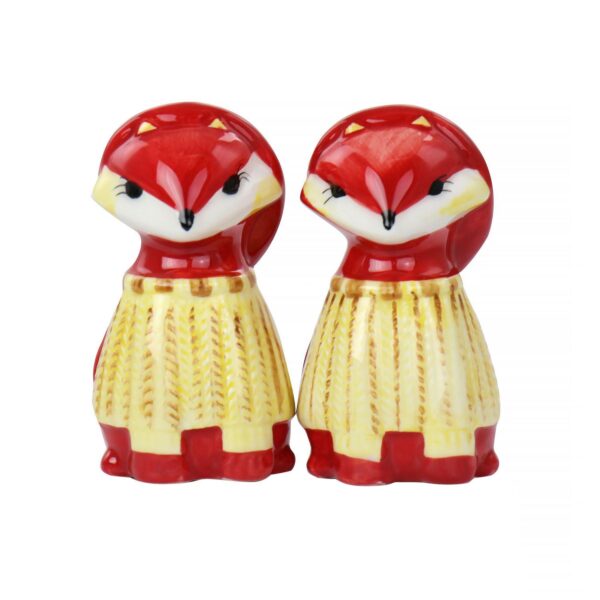 Gibson Home Woodland Fox Salt and Pepper Set