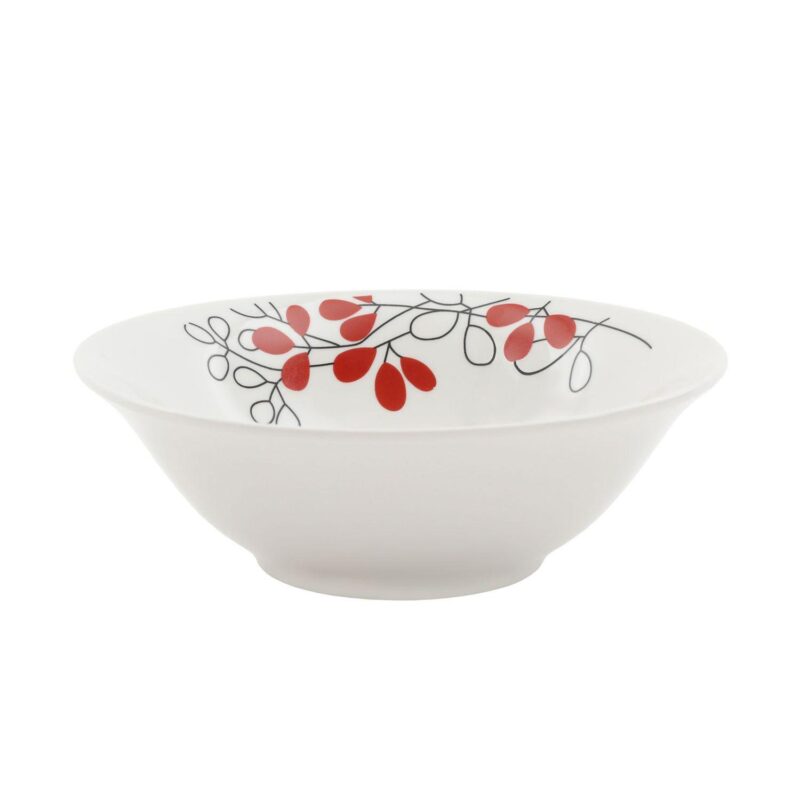 Gibson Scarlet Leaves 12 pc Dinnerware Set - Image 3