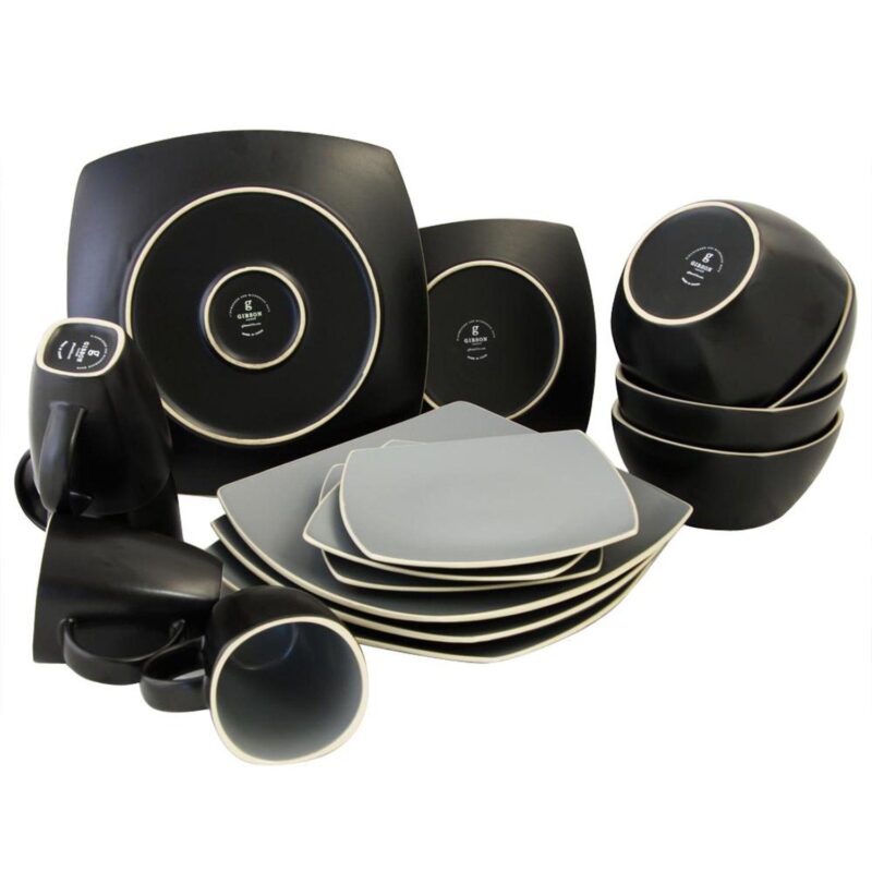 Gibson Soho Lounge Matte 16-Piece Dinnerware Set - Image 3