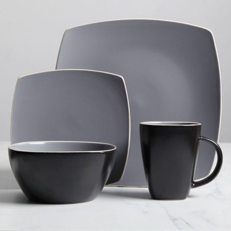 Gibson Soho Lounge Matte 16-Piece Dinnerware Set - Image 2