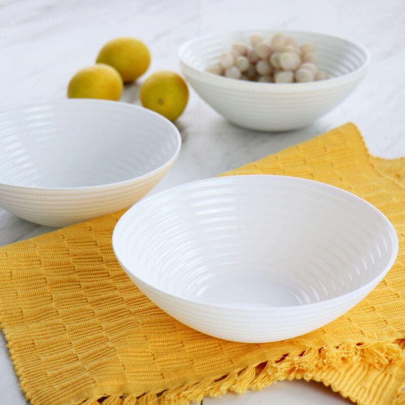 Gibson Ultra Patio 4 Piece Tempered Opal Glass Cereal Bowl Set - Image 5