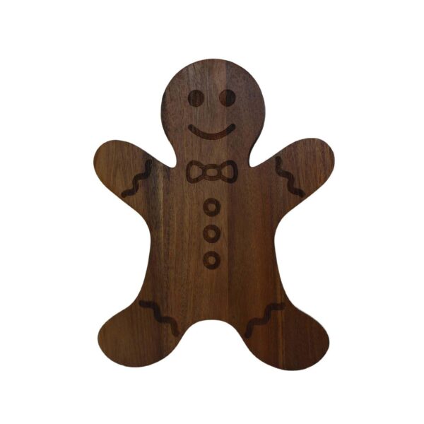 Gingerbread Man Acacia Wood Board