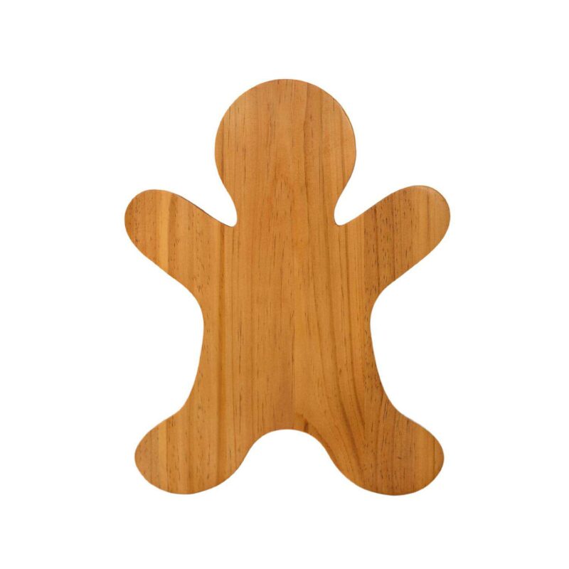 Gingerbread Man Pine Wood Board - Image 3