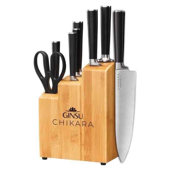 Ginsu 8-pc. Chikara Knife Block Set