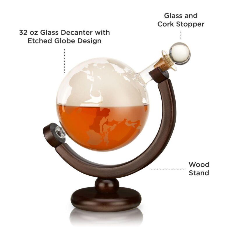 Globe Liquor Decanter by Viski - Image 4