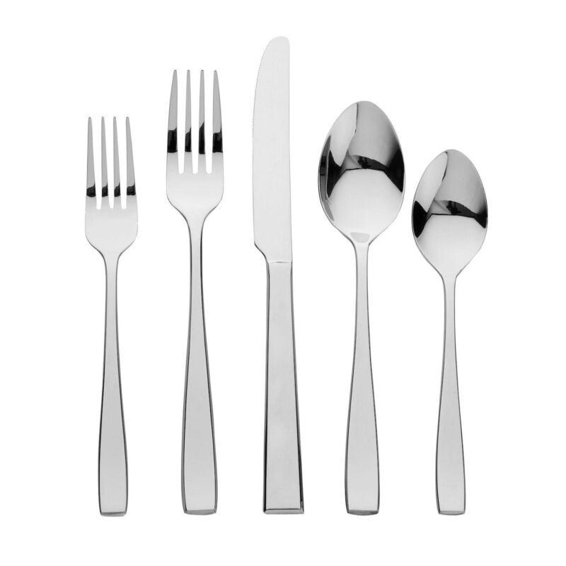 Godinger Silver Flagstaff Mirrored Stainless Steel 20 Piece Flatware Set, Service For 4 - Image 6