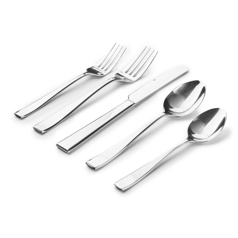 Godinger Silver Flagstaff Mirrored Stainless Steel 20 Piece Flatware Set, Service For 4 - Image 3