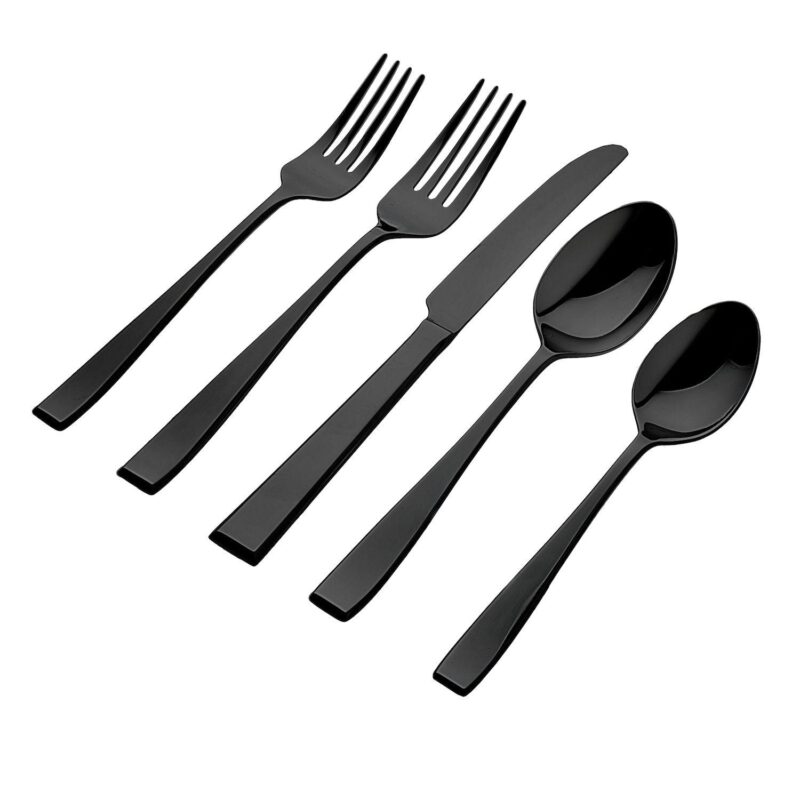 Godinger Silver Flagstaff Mirrored Stainless Steel 20 Piece Flatware Set, Service For 4 - Image 5