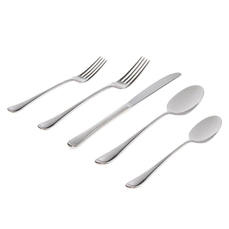 Godinger Silver Infinity Mirrored 18/0 Stainless Steel 20-Piece Flatware Set, Service For 4 - Image 3