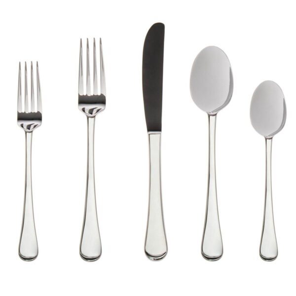 Godinger Silver Infinity Mirrored 18/0 Stainless Steel 20-Piece Flatware Set, Service For 4