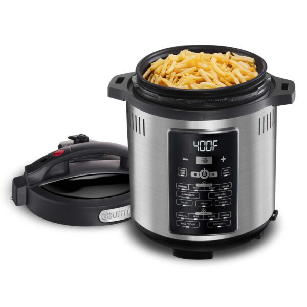 Gourmia 6-Quart Pressure Cooker and Air Fryer