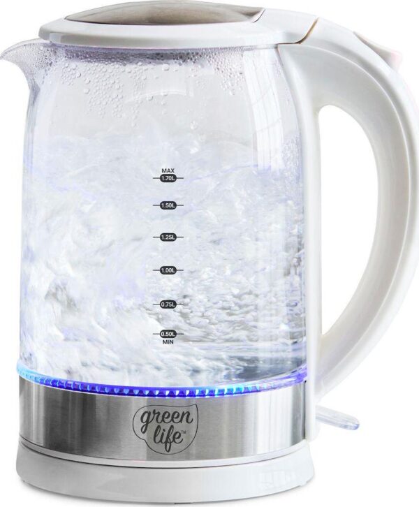 GreenLife 1.7 Liter Glass Electric Kettle