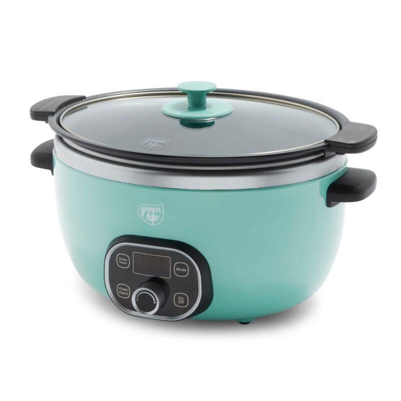 GreenLife Cook Duo Programmable 6-qt. PFAS-Free Ceramic Nonstick Slow Cooker - Image 11
