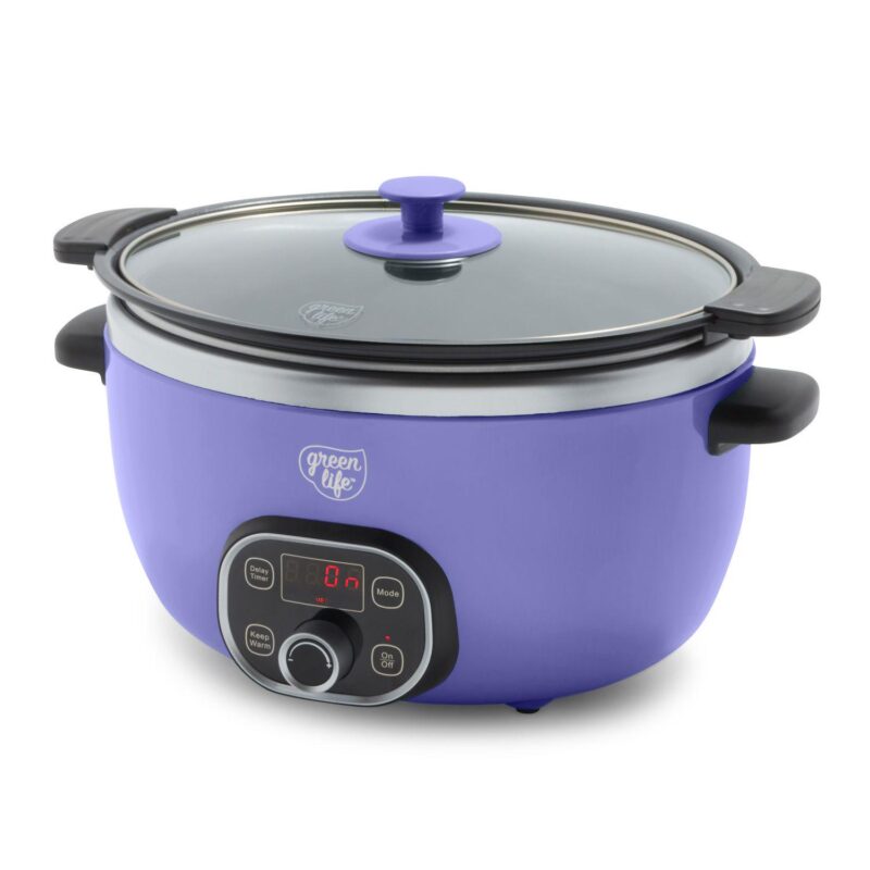 GreenLife Cook Duo Programmable 6-qt. PFAS-Free Ceramic Nonstick Slow Cooker - Image 13