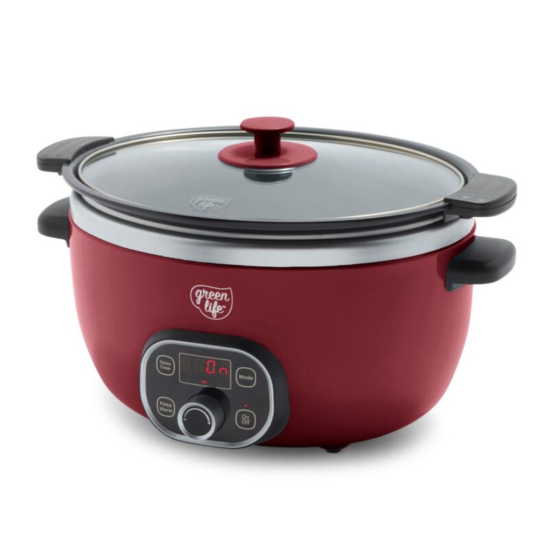 GreenLife Cook Duo Programmable 6-qt. PFAS-Free Ceramic Nonstick Slow Cooker - Image 15