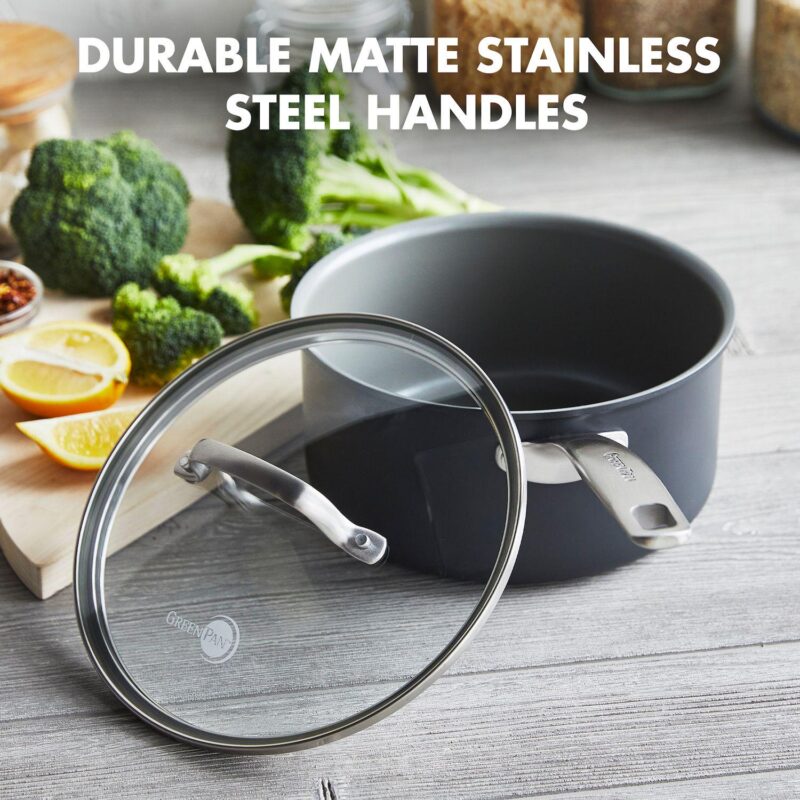 GreenPan Chatham 3-qt. Nonstick Ceramic Saucepan - Image 5