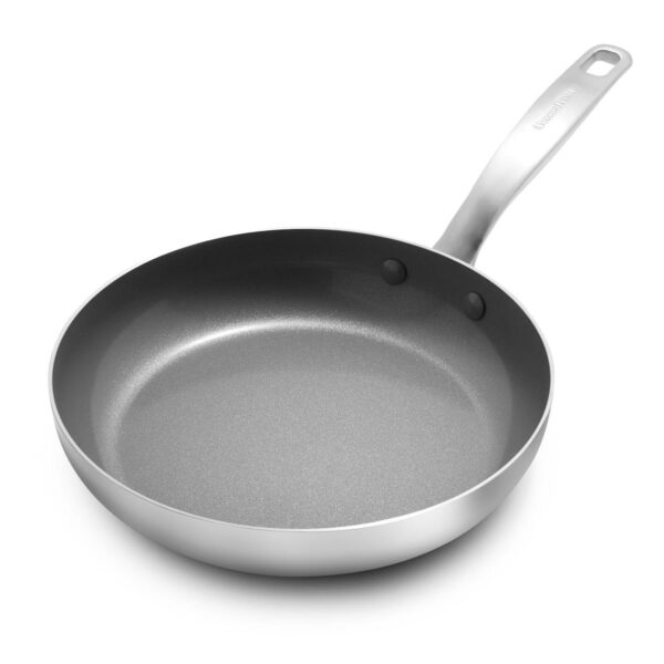 GreenPan Chatham Tri-Ply Stainless Steel Healthy Ceramic Nonstick 9.5-in. Frypan Skillet