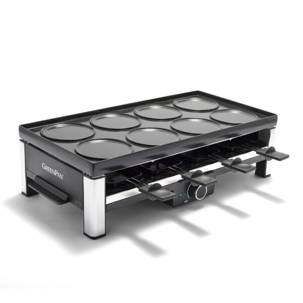 GreenPan Electrics PFAS-Free Ceramic Nonstick Reversible Grill, Griddle and Raclette