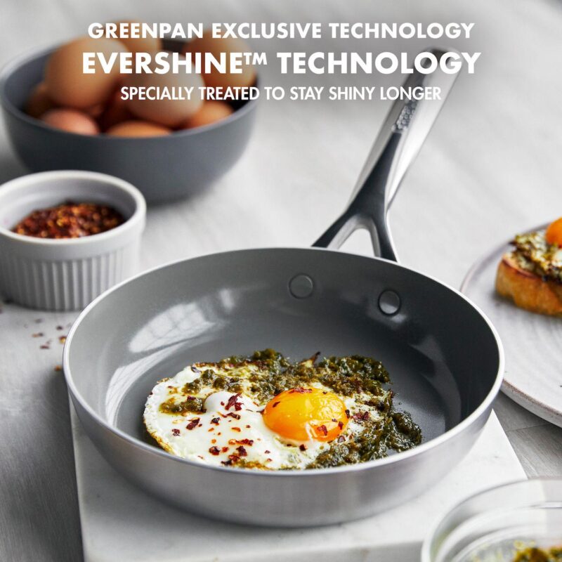 GreenPan GP5 8 in 5Ply Stainless Steel Frying Pan - Image 4