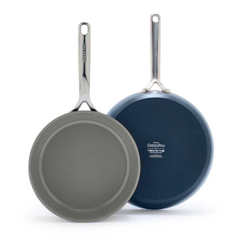 GreenPan GP5 Hard-Anodized Aluminum Healthy Ceramic Nonstick 9.5-in. and 11-in. 2-pc. Frying Pan Skillet Set - Image 13