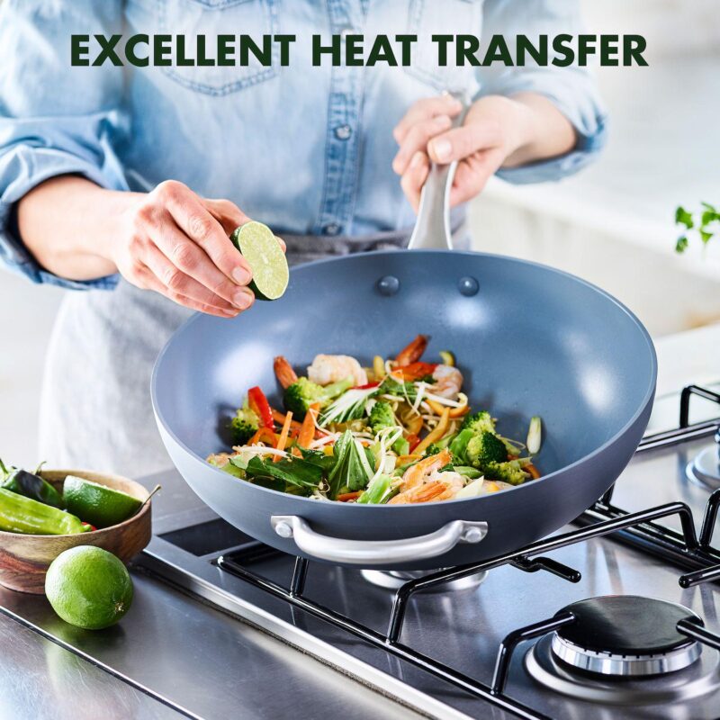 GreenPan Lima 12.5-in. Ceramic Nonstick Wok - Image 4