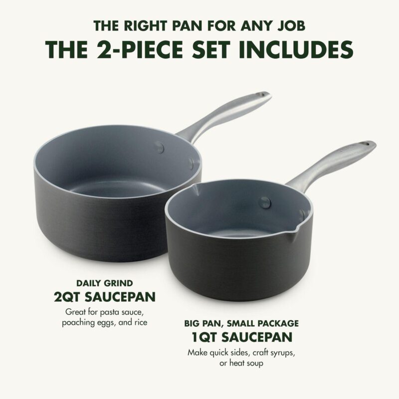 GreenPan Lima 2-pc. Ceramic Nonstick Saucepan Set - Image 5