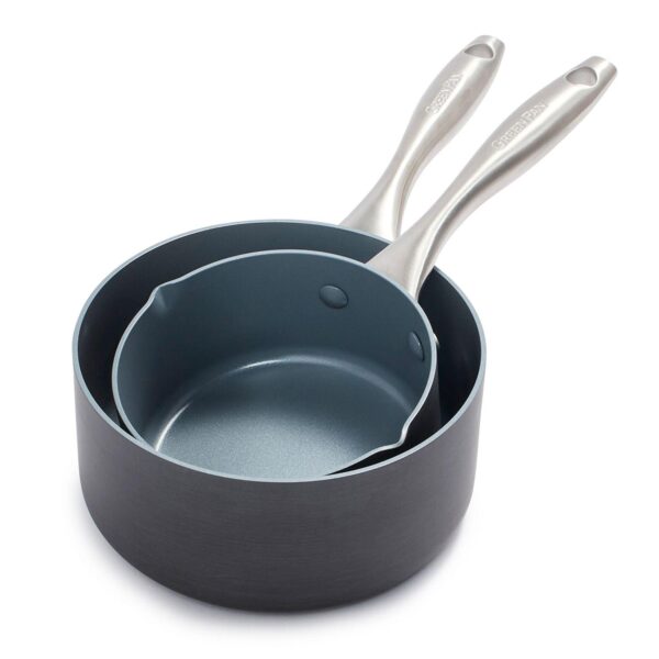 GreenPan Lima 2-pc. Ceramic Nonstick Saucepan Set