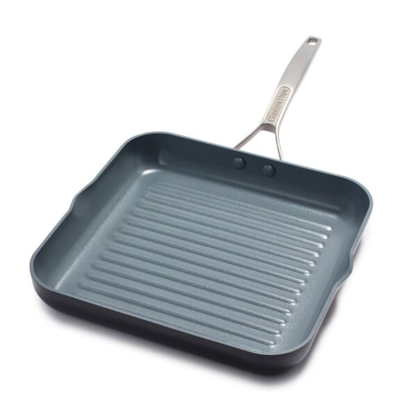 GreenPan Paris Pro 11-in. Ceramic Nonstick Square Grill Pan