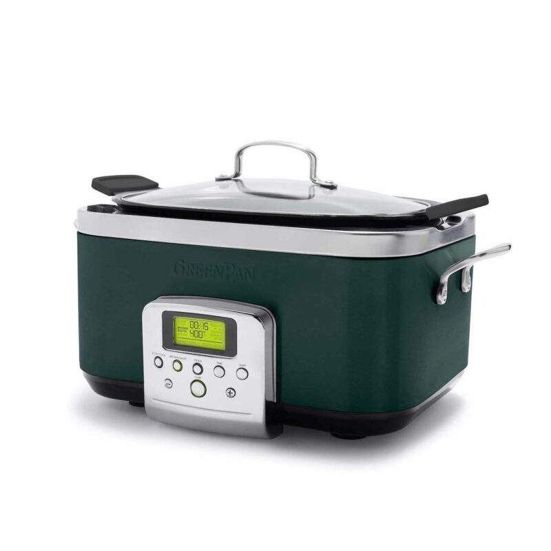 GreenPan Programmable 8-in-1 PFAS-Free Nonstick Ceramic 6-qt. Slow Cooker - Image 15