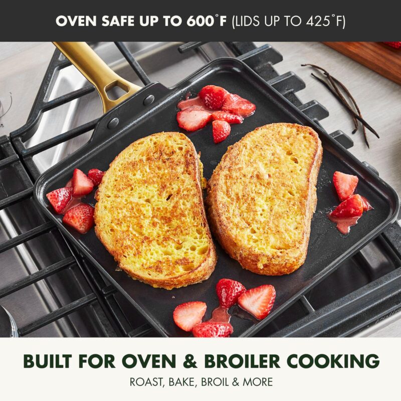GreenPan Reserve 11  in Hard Anodized Caramic NonStick Griddle Pan - Image 3