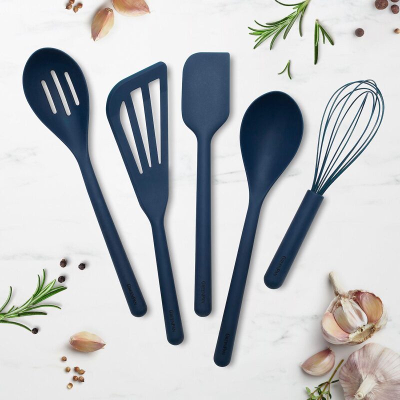 GreenPan Silicone 5 Piece Cooking Utensil Set - Image 2