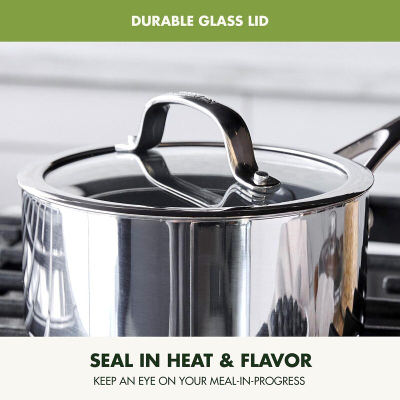 GreenPan Valencia Pro 1.5-qt. Ceramic Nonstick Covered Saucepan - Image 7