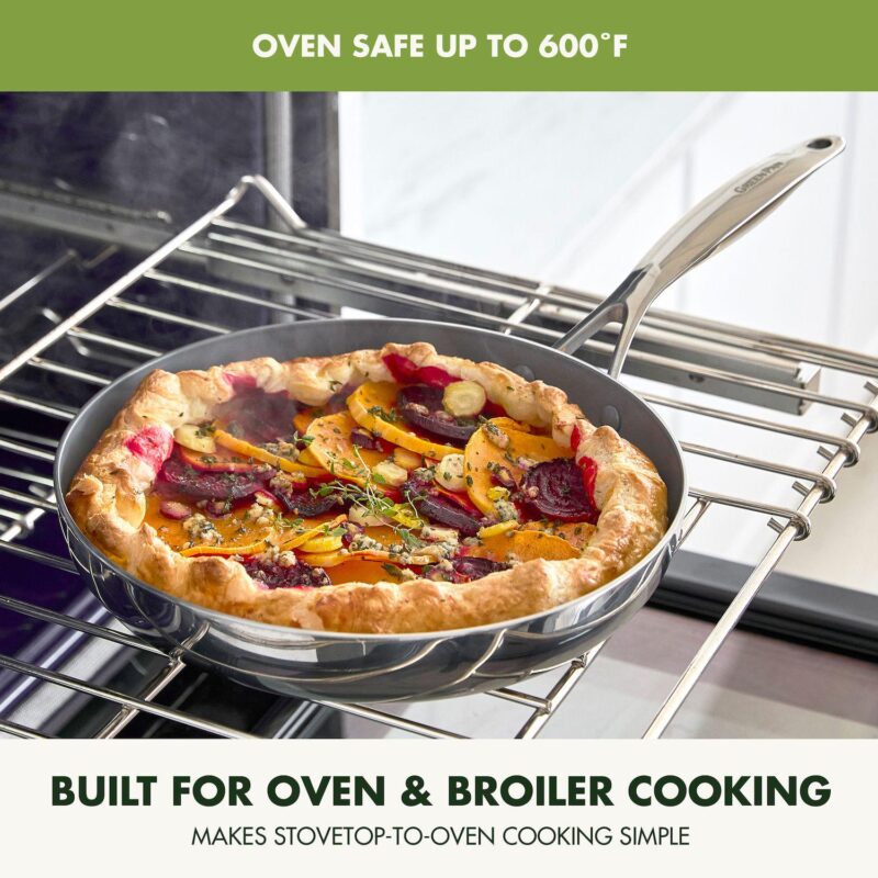 GreenPan Valencia Pro 8-in. Stainless Steel Fry Pan - Image 7