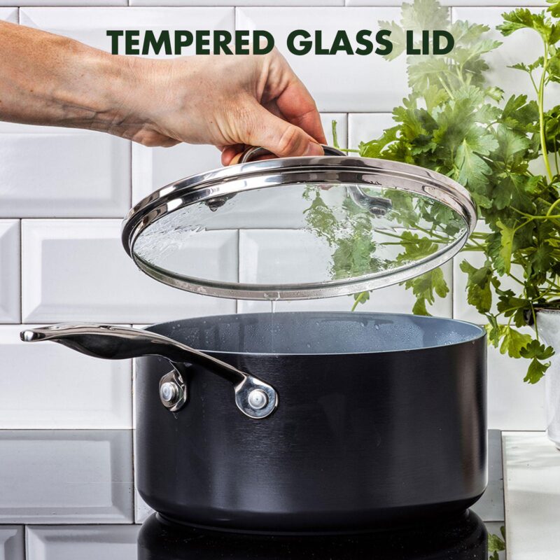 GreenPan Valencia Pro Ceramic Nonstick 2-qt. Saucepan - Image 4