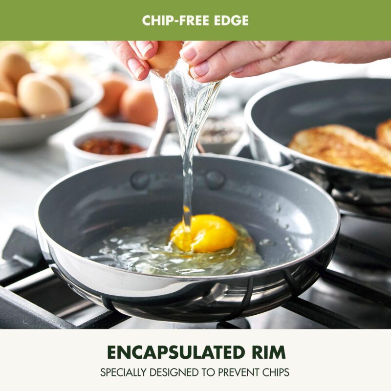 GreenPan Valencia Pro 8-in. Stainless Steel Fry Pan - Image 6