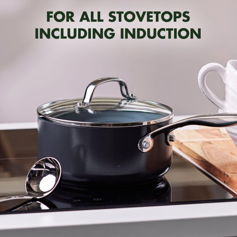 GreenPan Valencia Pro Ceramic Nonstick 2-qt. Saucepan - Image 5