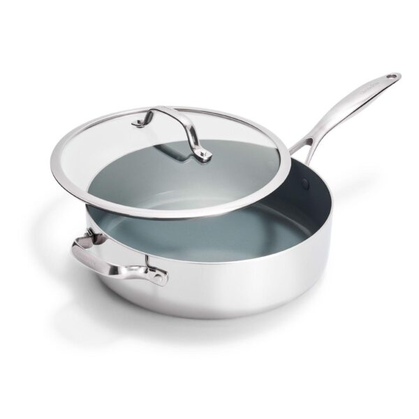 GreenPan Valencia Pro 5-qt. Helper Handle Ceramic Nonstick Covered Saute Pan