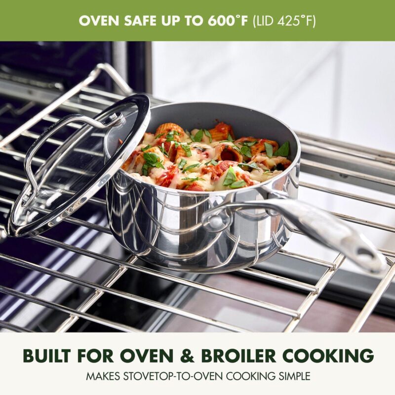 GreenPan Valencia Pro 1.5-qt. Ceramic Nonstick Covered Saucepan - Image 8